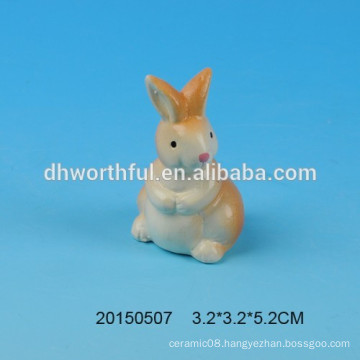 Lovely ceramic easter decoration with rabbit design